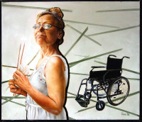 Pavel Kreml - Paní Müllerová - originál